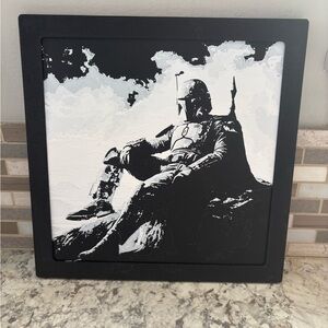 Star Wars- Boba Fett 3D-Printed  Wall Art